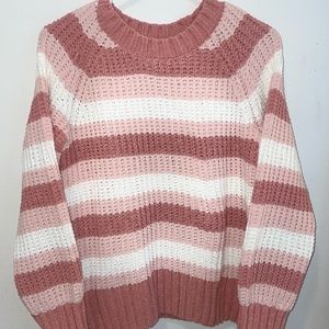 Striped Knit Sweater